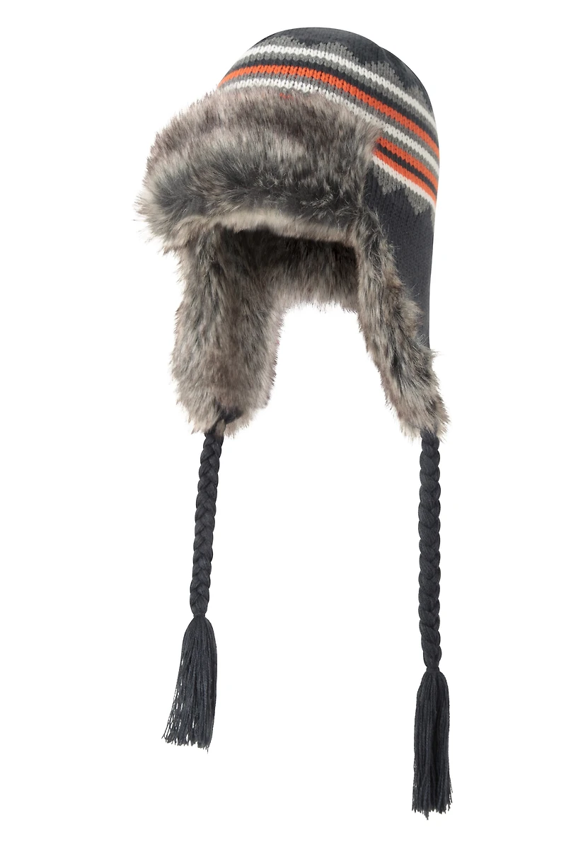 St Anton Knitted Fur Thermal Hat