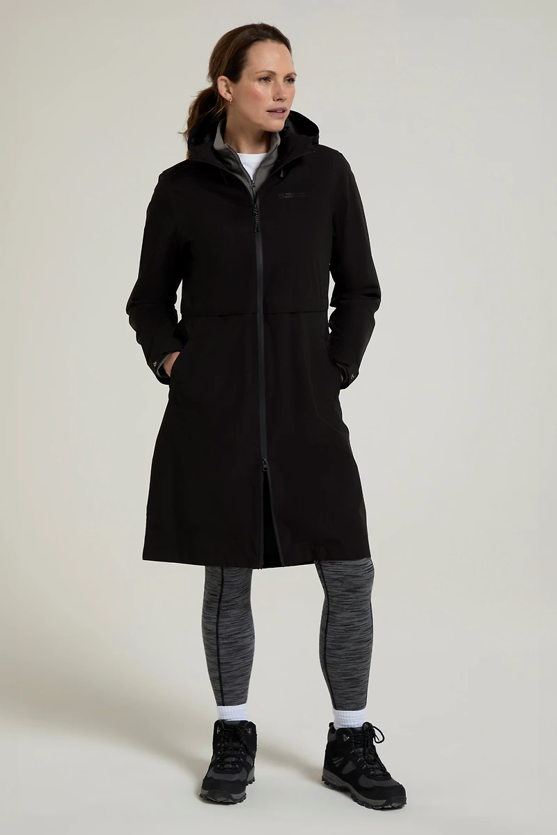 Hilltop Womens Extra Long Waterproof Jacket