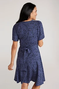Como Printed Womens Tea Dress
