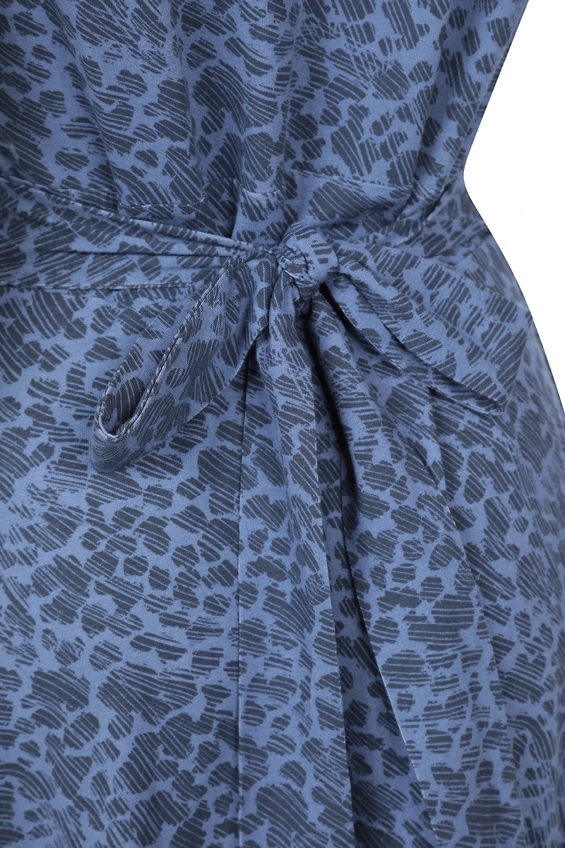 Como Printed Womens Tea Dress