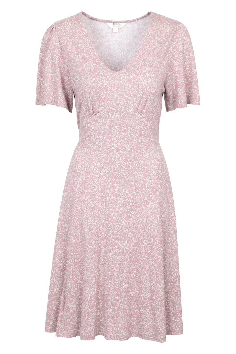 Como Printed Womens Tea Dress