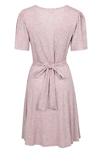 Como Printed Womens Tea Dress