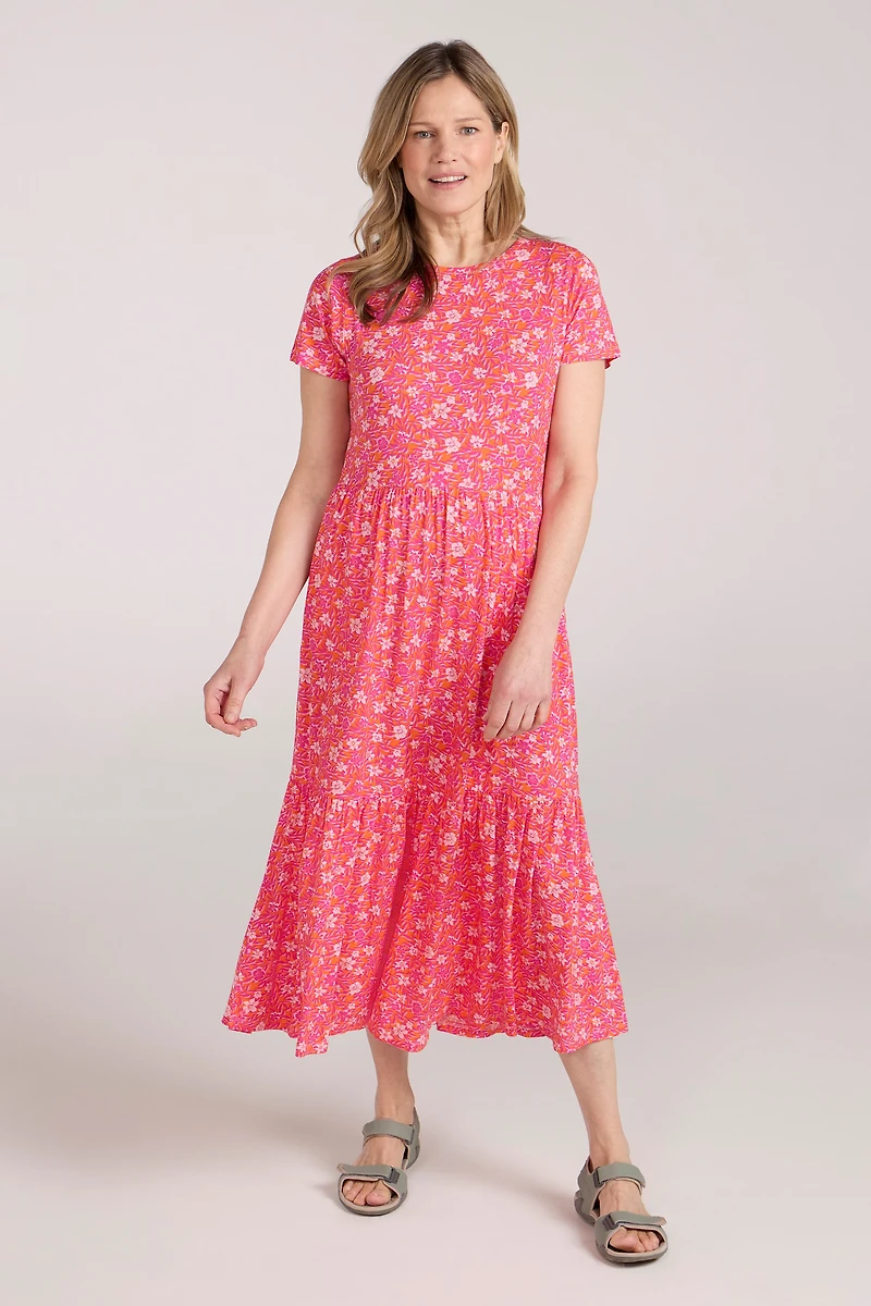 Sardinia Womens Tiered Dress