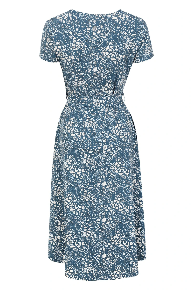 Santorini Womens Midi Wrap Dress