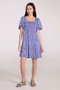 Hydra Womens Shirred Dress