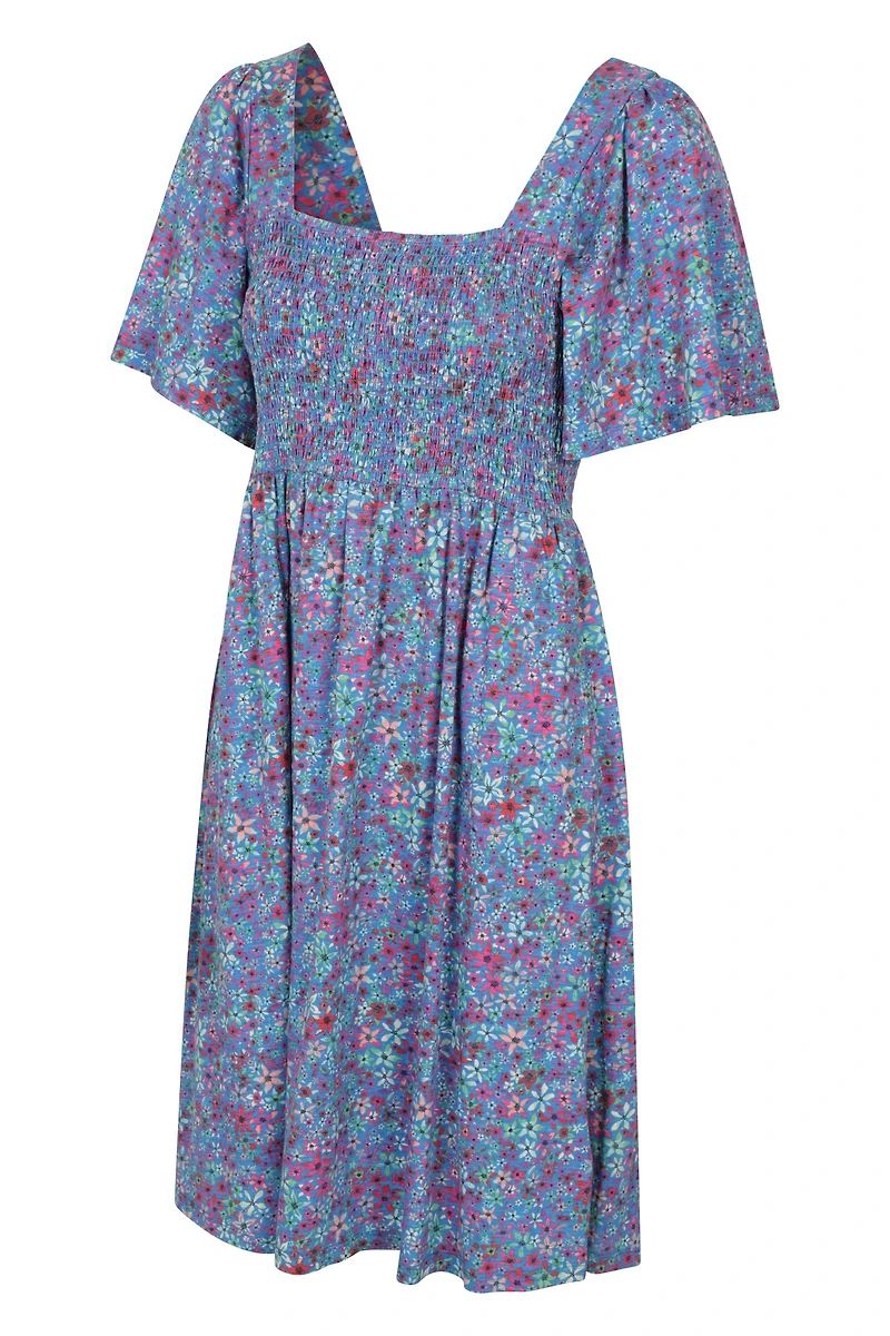 Hydra Womens Shirred Dress