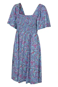 Hydra Womens Shirred Dress