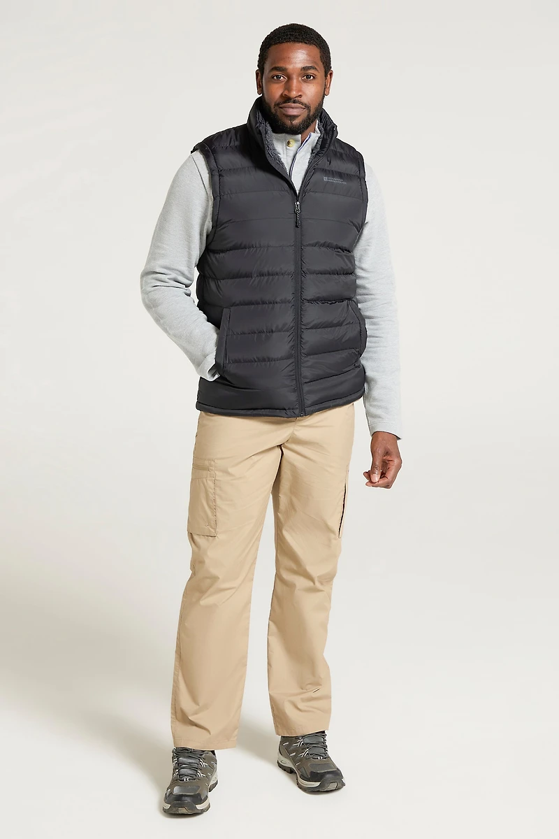 Seasons Mens Fur-Lined Padded Gilet