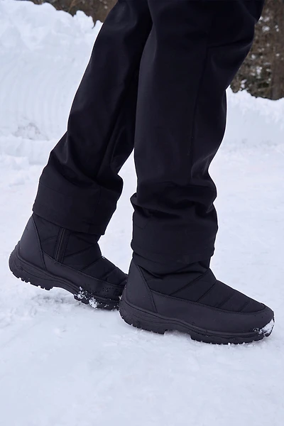 Icey Womens Short Fleece Lined Snow Boots