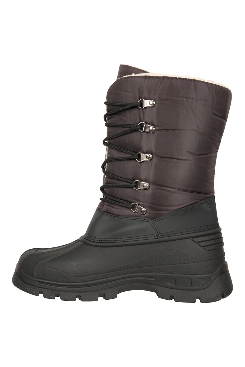 Plough Mens Sherpa Lined Snow Boot