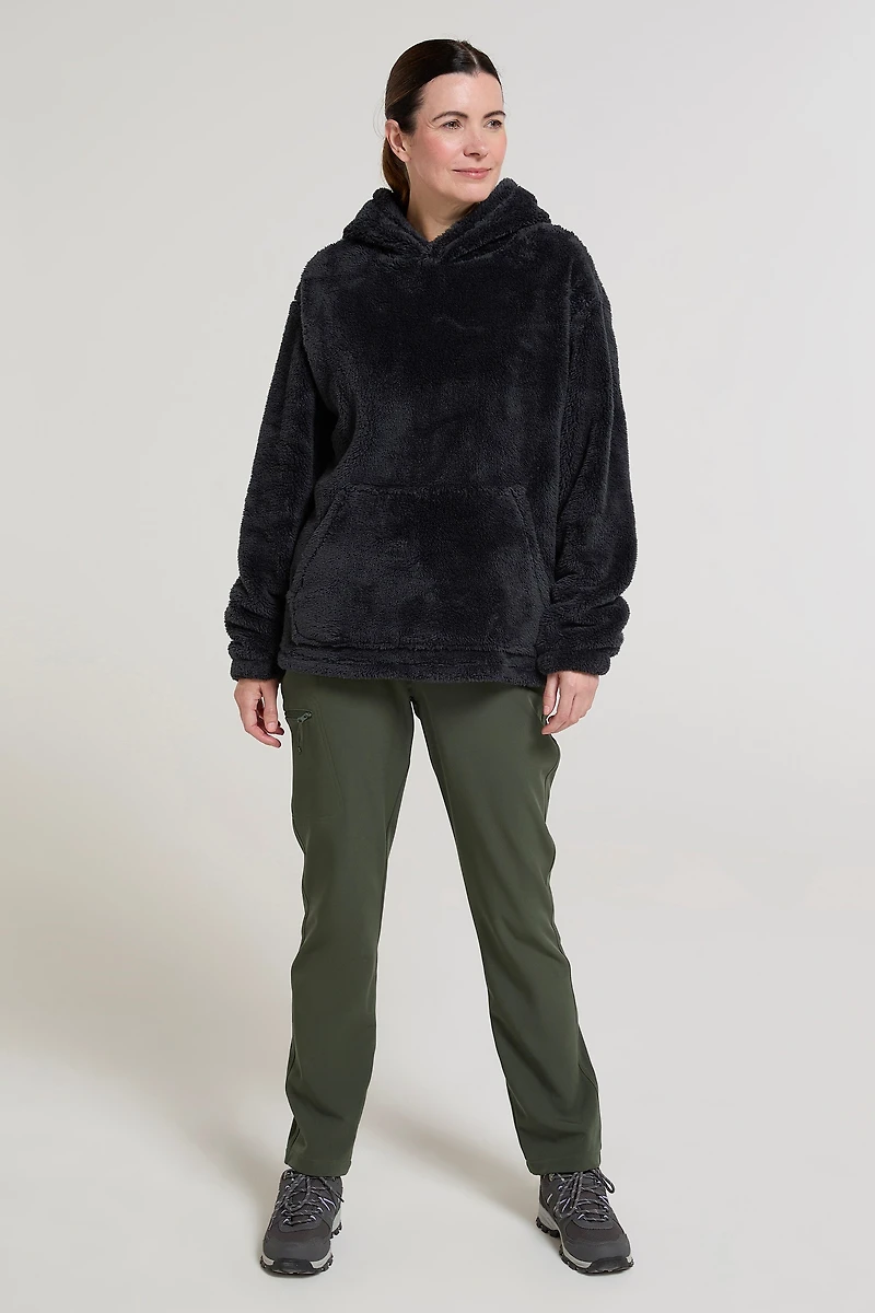 Teddy Womens Fleece Hoodie