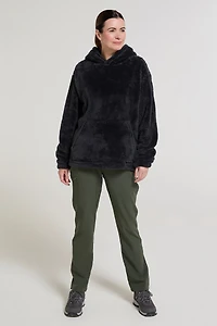 Teddy Womens Fleece Hoodie