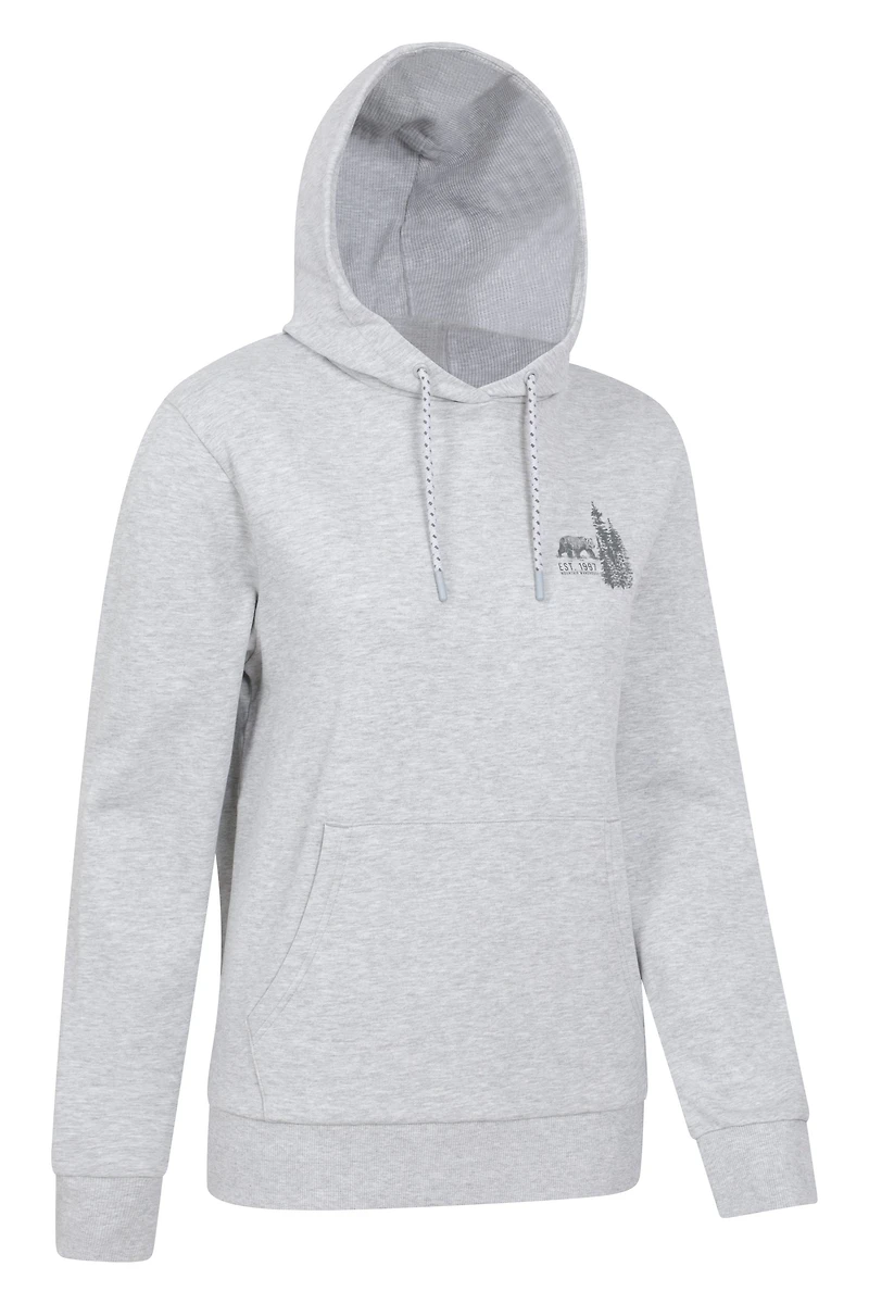 Forest Bear Womens Jersey Hoodie