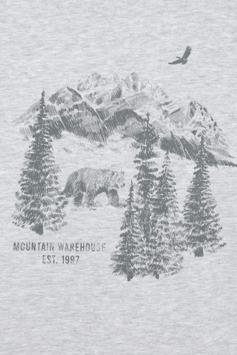 Forest Bear Womens Jersey Hoodie