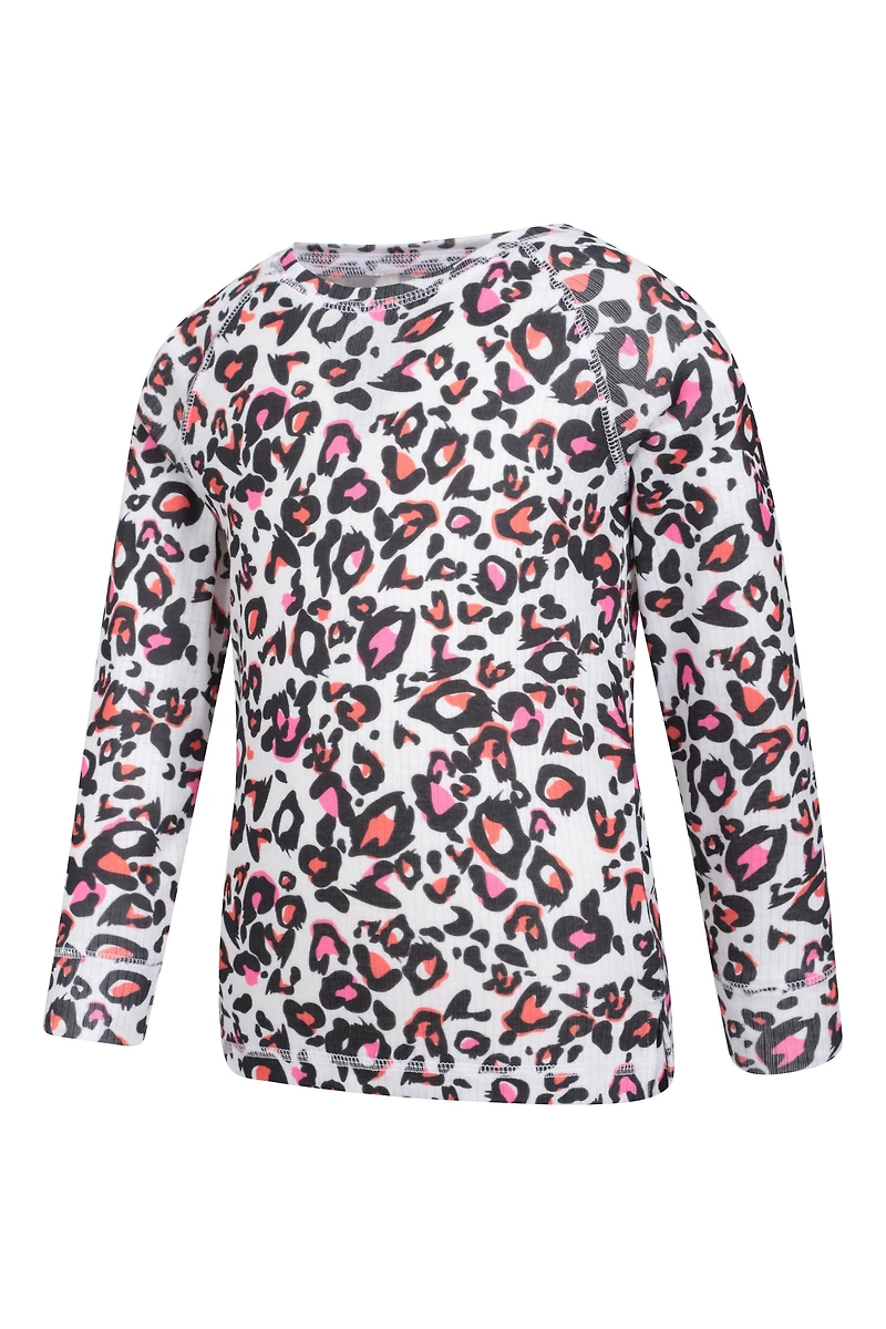Talus Printed Kids Baselayer Top