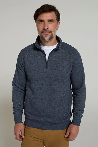 Bamburgh Mens Half Zip Sweater