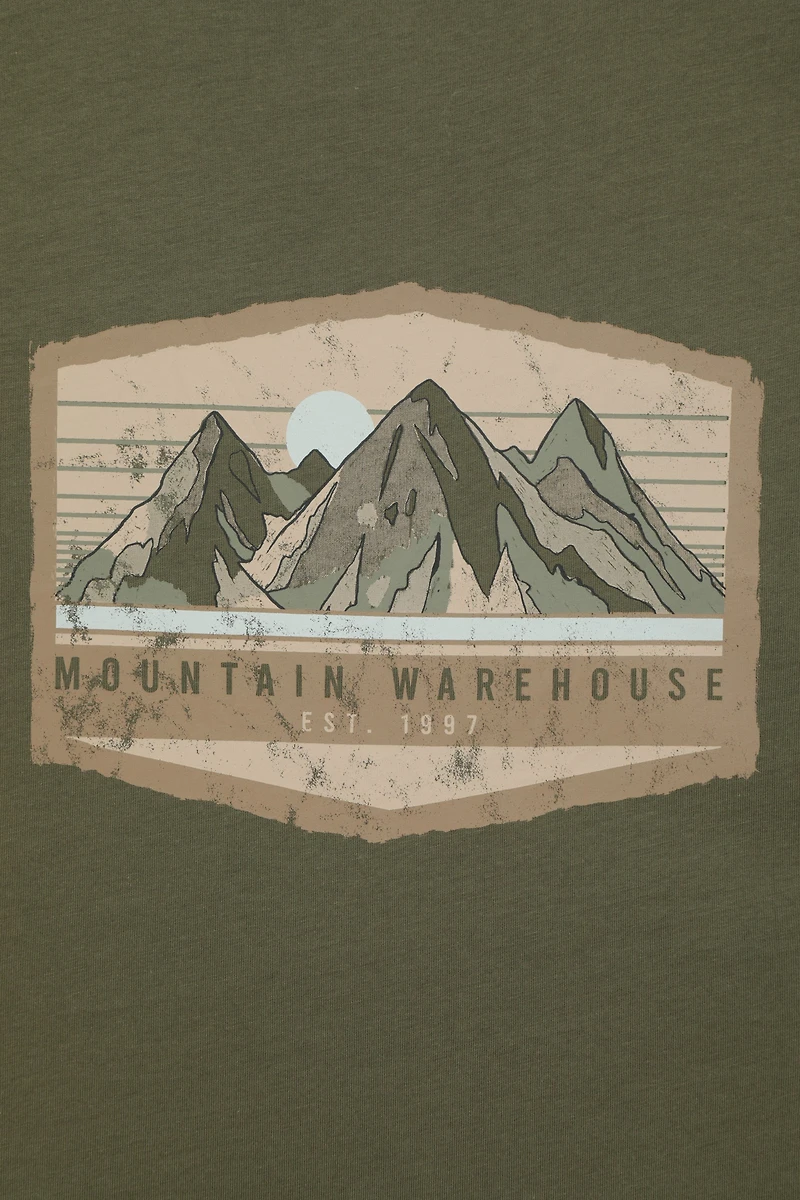 Mountain Badge Mens Graphic T-Shirt