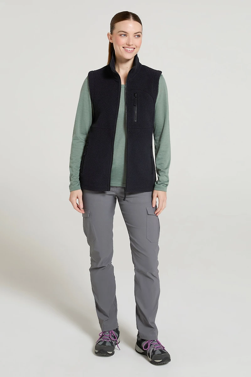 Buxton Womens Borg Gilet