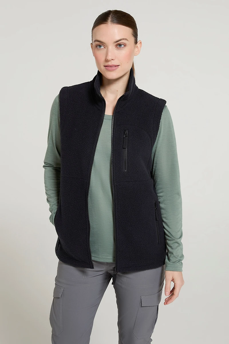 Buxton Womens Borg Gilet