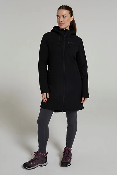 Fern Womens Longline Softshell Jacket