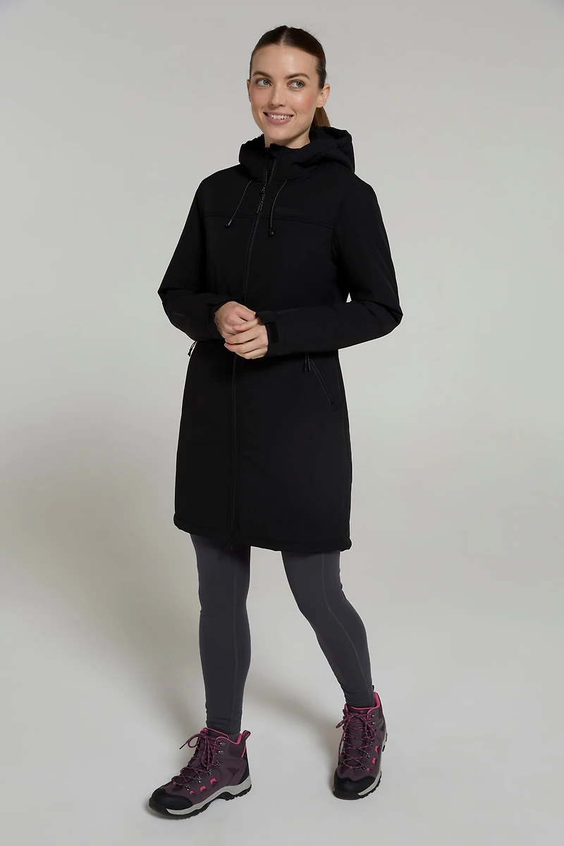 Fern Womens Longline Softshell Jacket