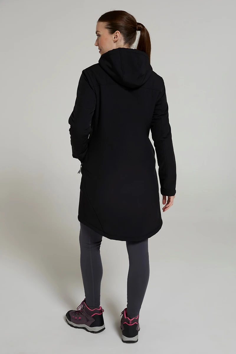 Fern Womens Longline Softshell Jacket