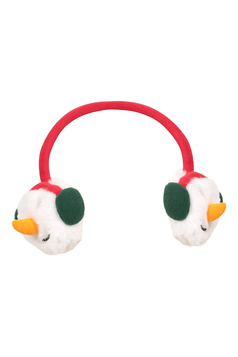 Kids Christmas Snowman Earmuffs