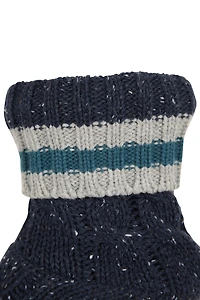 Fleece Lined Mens Grippi Slipper Socks