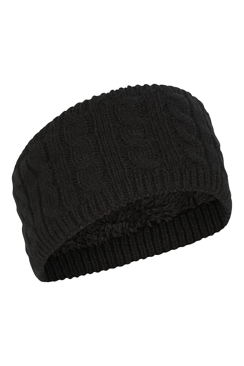 Plush Fur Lined Womens Headband