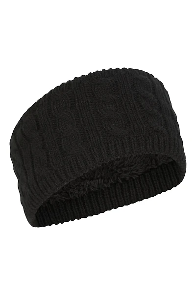 Plush Fur Lined Womens Headband