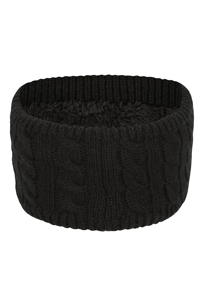 Plush Fur Lined Womens Headband