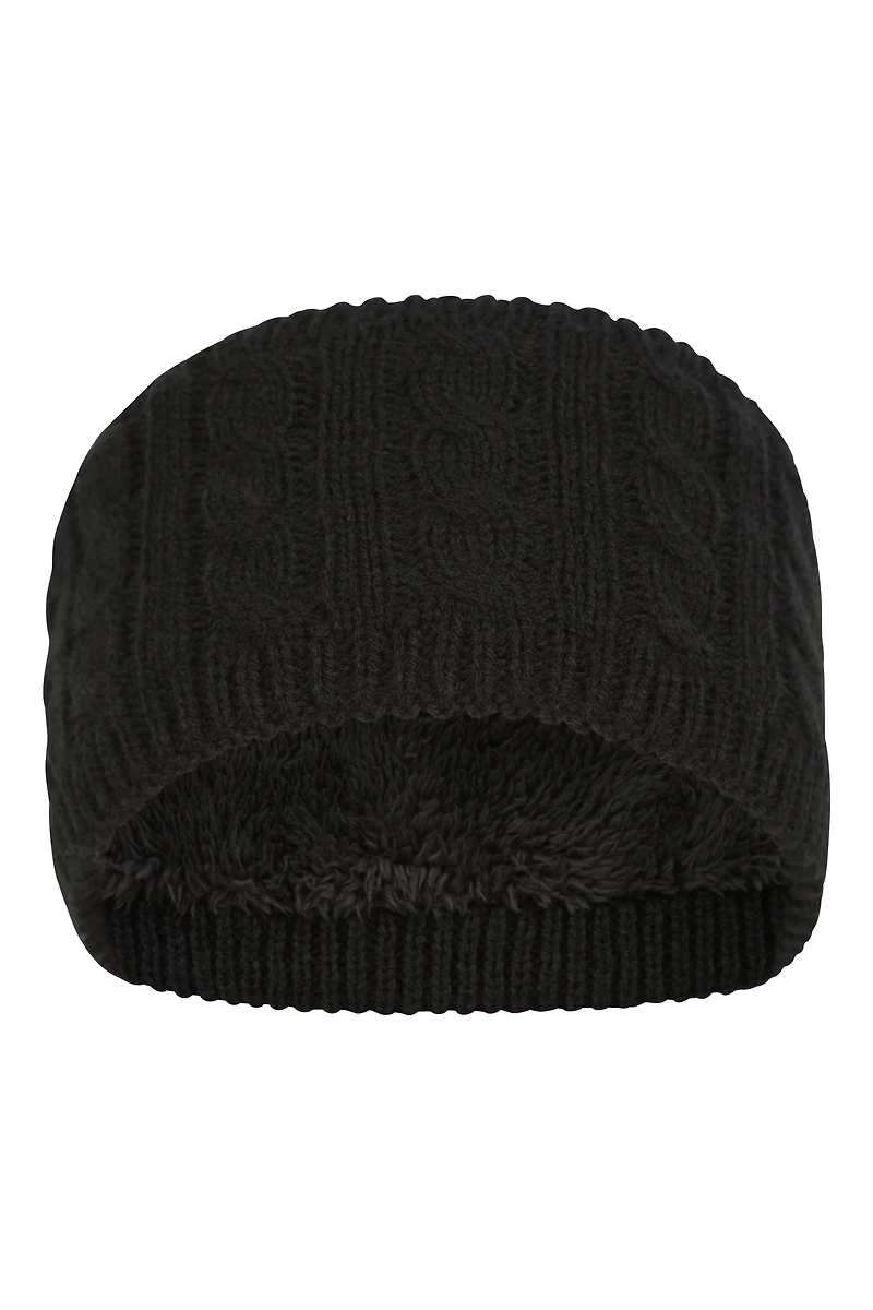 Plush Fur Lined Womens Headband