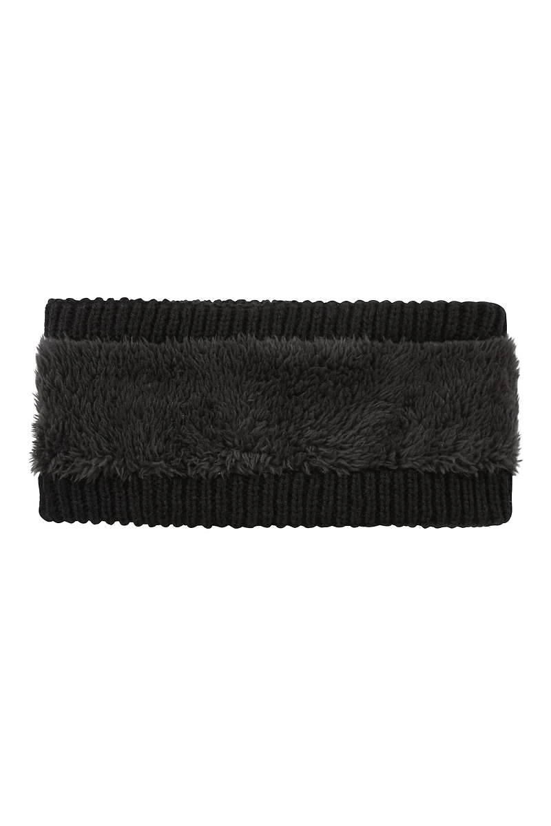 Plush Fur Lined Womens Headband