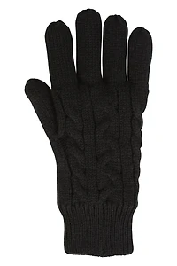 IsoTherm Womens Plush Fur-Lined Gloves