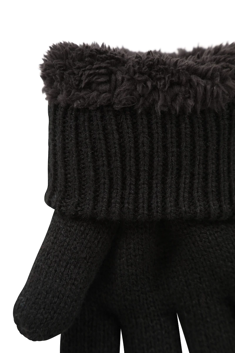 IsoTherm Womens Plush Fur-Lined Gloves
