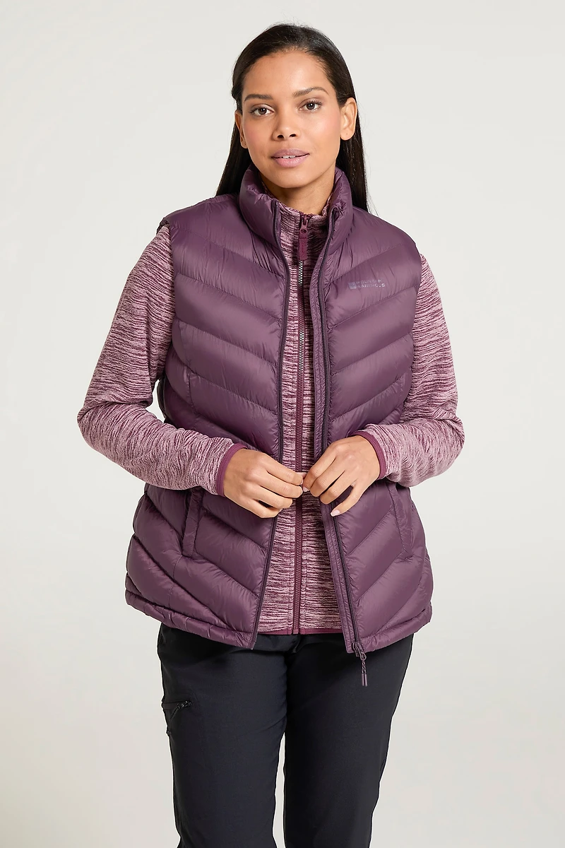 Seasons Womens Fur Lined Vest