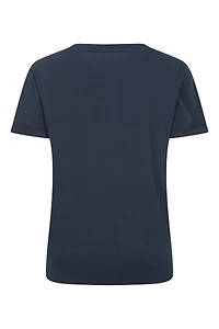 Floral Bee Womens Loose Fit T-Shirt