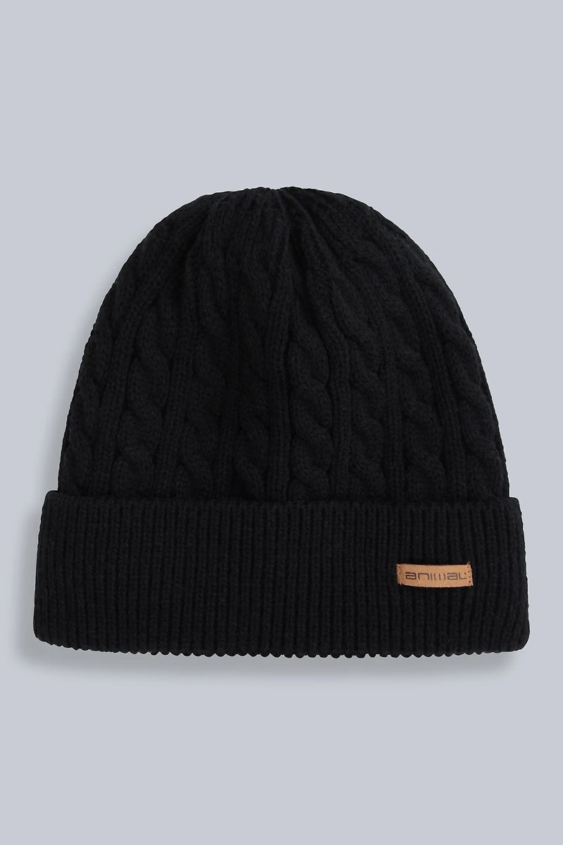 Drew Fur Lined Cable Beanie