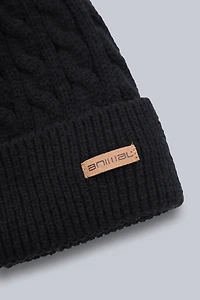 Drew Fur Lined Cable Beanie