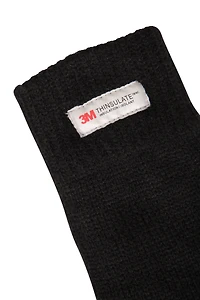 Thinsulate Fleece Lined Mens Hat & Glove Set