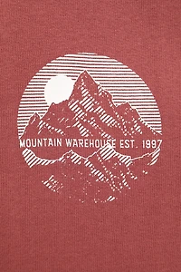 Adventure Mens Mountain Graphic Full Zip Hoodie