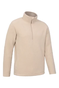 Ted Mens Half-Zip Sherpa Fleece