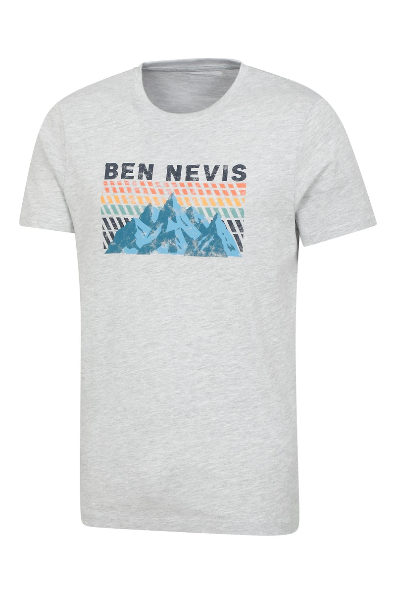 Ben Nevis Mens Graphic Short Sleeved T-Shirt