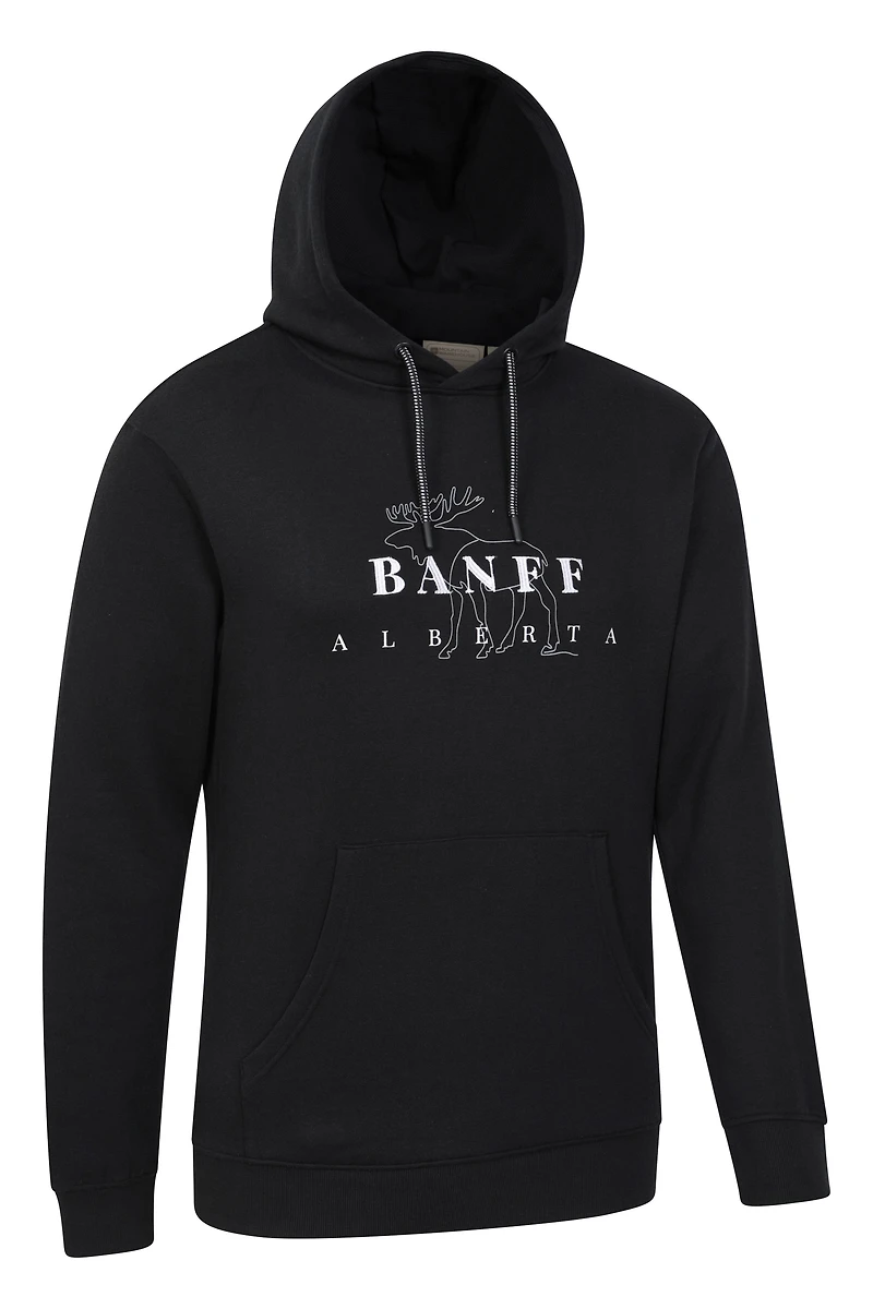 Banff Embroidered Mens Overhead Hoodie