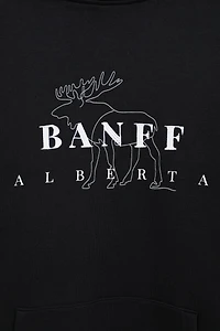 Banff Embroidered Mens Overhead Hoodie