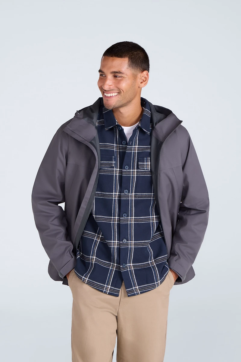 Elements Mens 2.5 Layer Waterproof Jacket