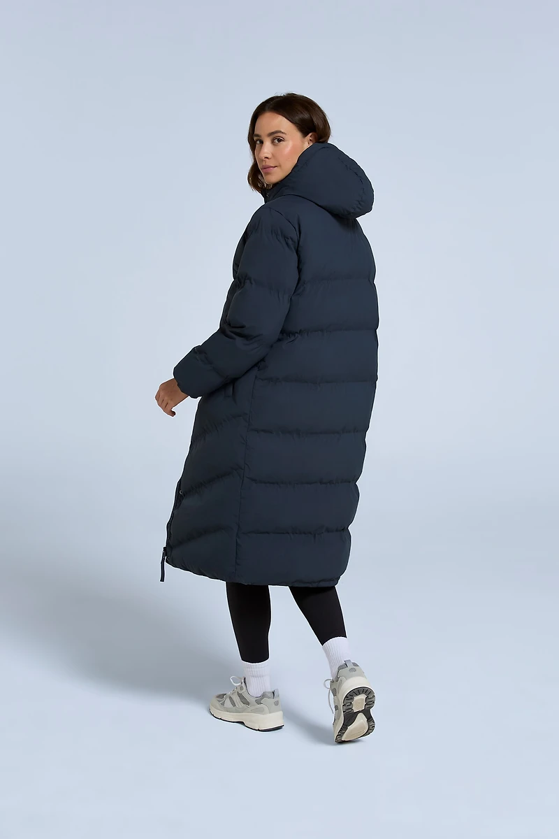 Cocoon Womens Borg Lined Padded Coat