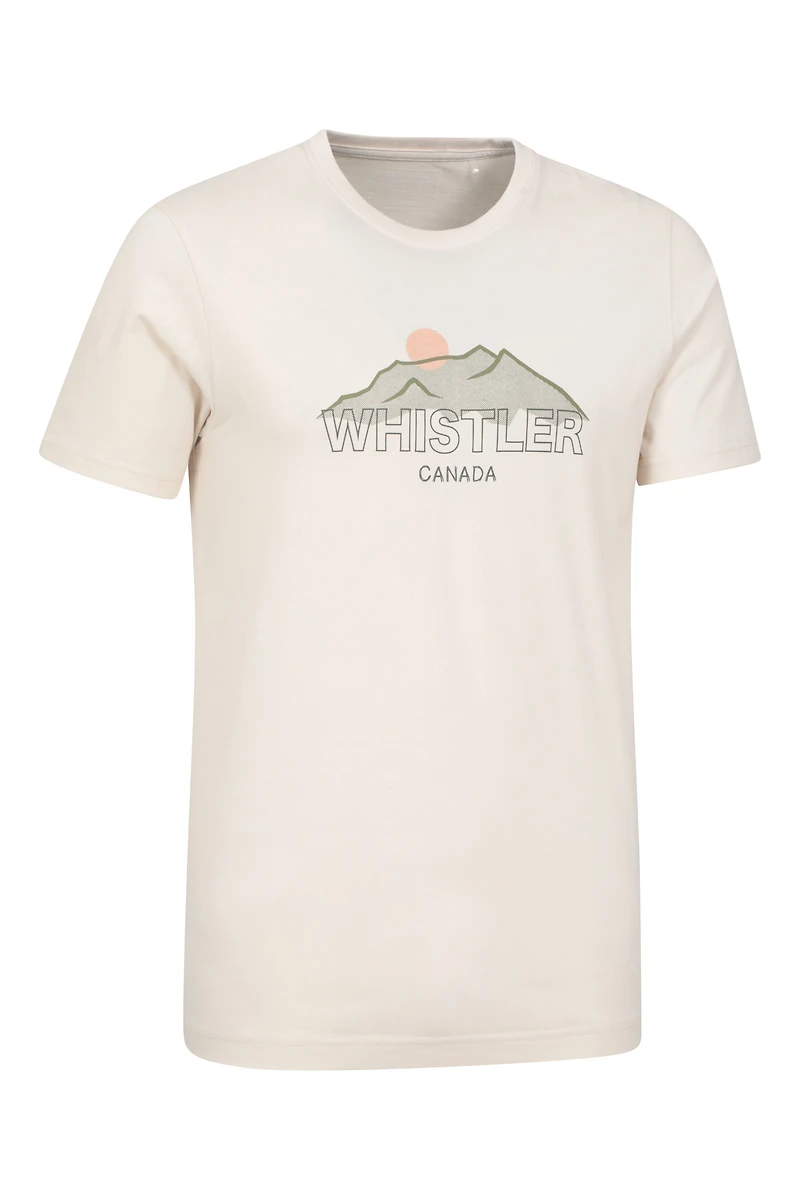 Whistler Mens Graphic Short Sleeve T-Shirt