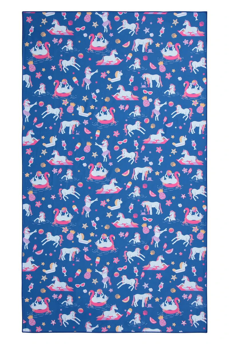 Kids Printed Microfibre Towel