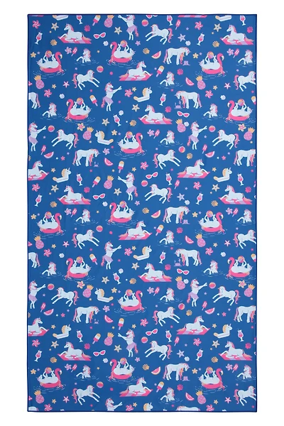 Kids Printed Microfibre Towel
